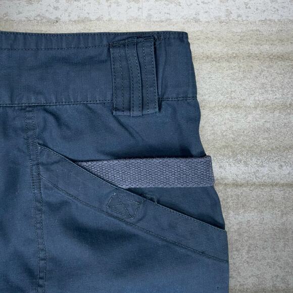 Vintage 5.11 Double Knees Tactical Pants Navy Blue Baggy Fit Cargos 90s - Picture 3 of 5